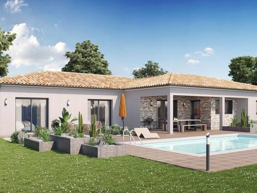 Terrain avec maison neuve à vendre 439 453 € 5 pièces 4 chambres 145 m² 512 m² de terrain Saint-Germain-du-Puch 33750