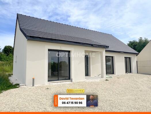 Maison de plain-pied à vendre - Première occupation 178 000 € 5 pièces 3 chambres 109 m² 3 200 m² de terrain Villefranche-sur-Cher 41200