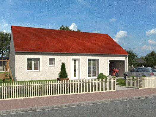 Terrain avec maison neuve à vendre 193 000 € 4 pièces 2 chambres 76 m² 435 m² de terrain Maintenon 28130