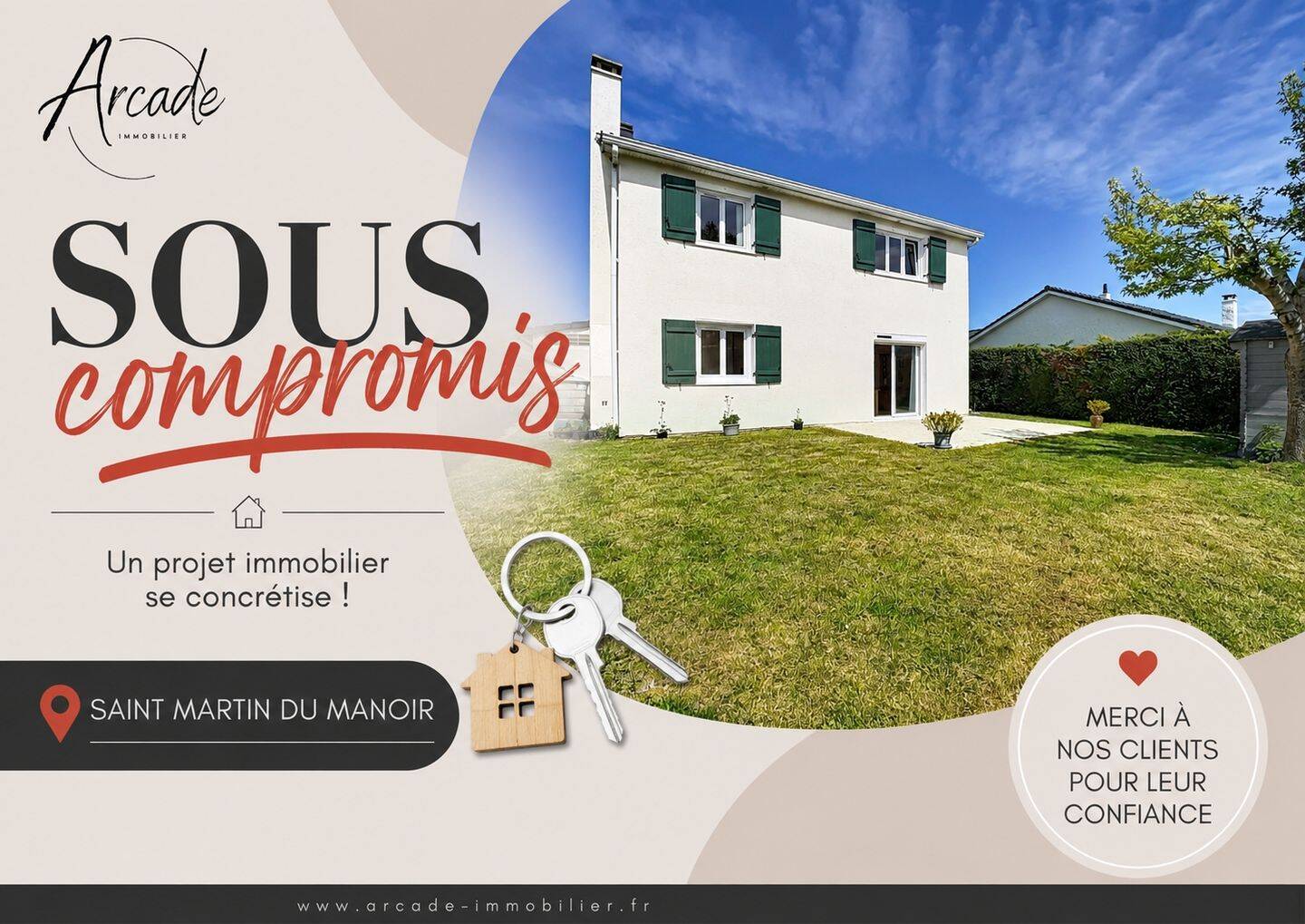 Maison 5 pièces 120 m² · à Saint-Martin-du-Manoir · 120 m² · 293 500 €