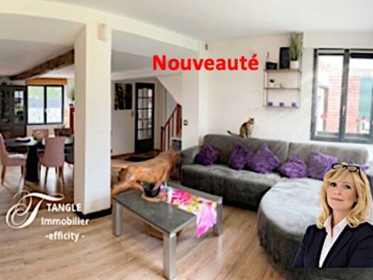 Maison à vendre 359 000 € 5 pièces 4 chambres 120 m² 565 m² de terrain Est Leers 59115