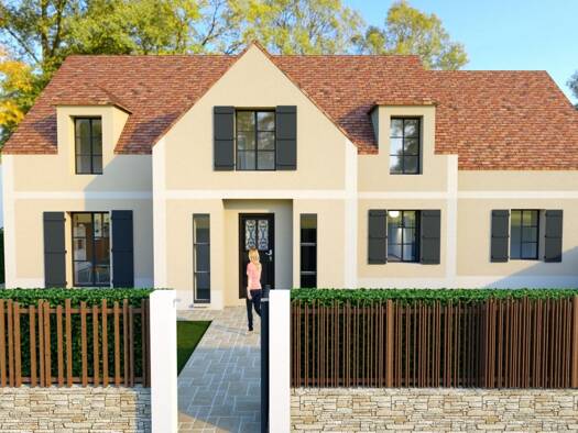 Terrain avec maison neuve à vendre 474 600 € 1 pièce 1 chambre 180 m² 400 m² de terrain Chars 95750