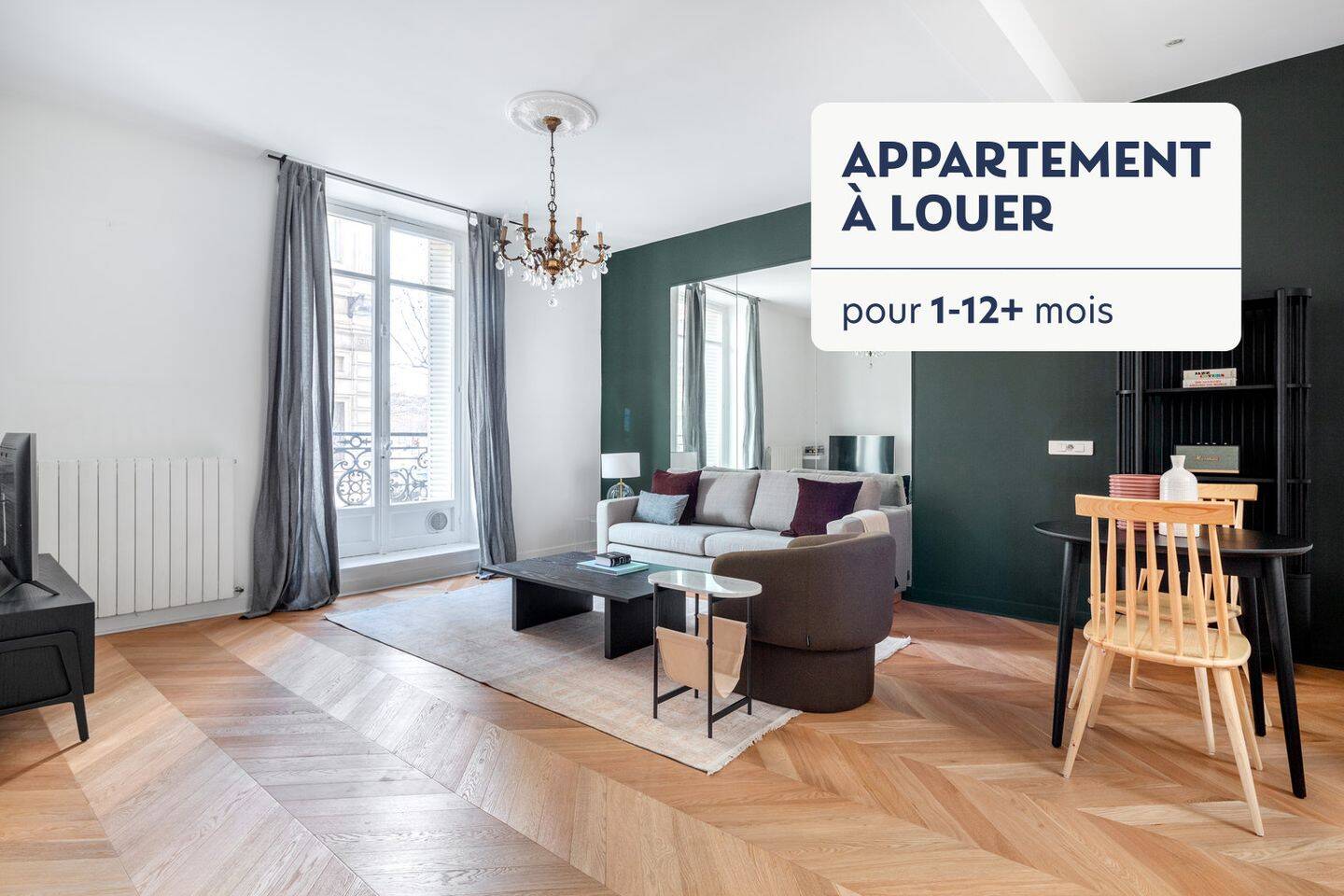 Appartement 2 pièces 48 m² · à Paris 8ème Arrondissement · 48 m² · 3 160 €