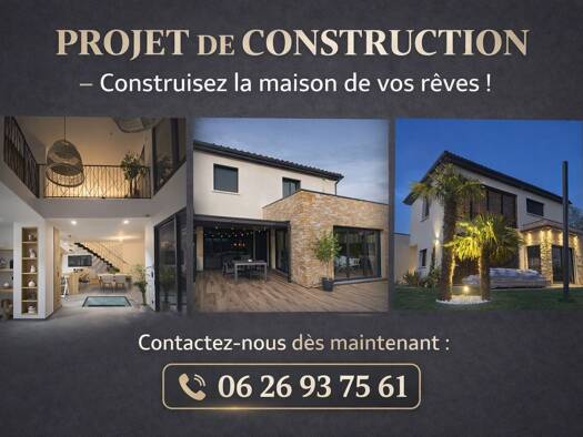 Terrain avec maison neuve à vendre 585 000 € 5 pièces 4 chambres 140 m² 750 m² de terrain Chaponnay 69970