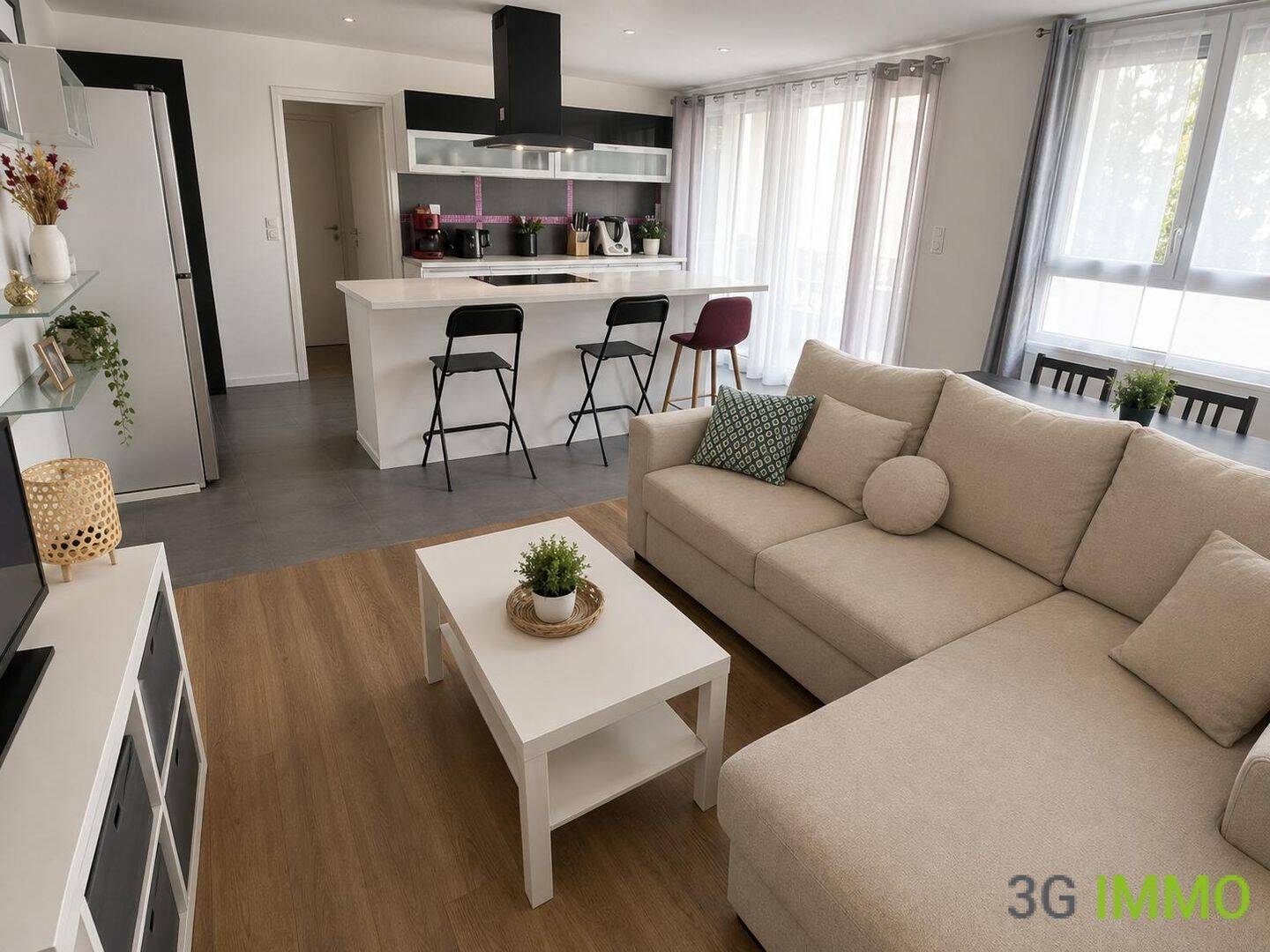 Appartement 3 pièces 65 m² · à Dijon · 65,2 m² · 165 000 €