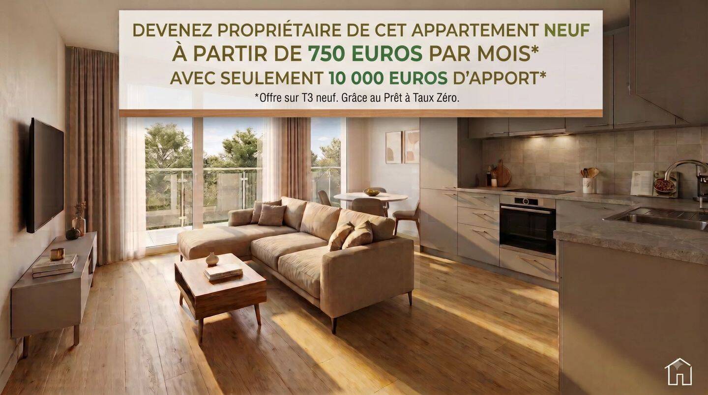 Appartement 3 pièces 65 m² · à Toulouse · 65 m² · 202 900 €