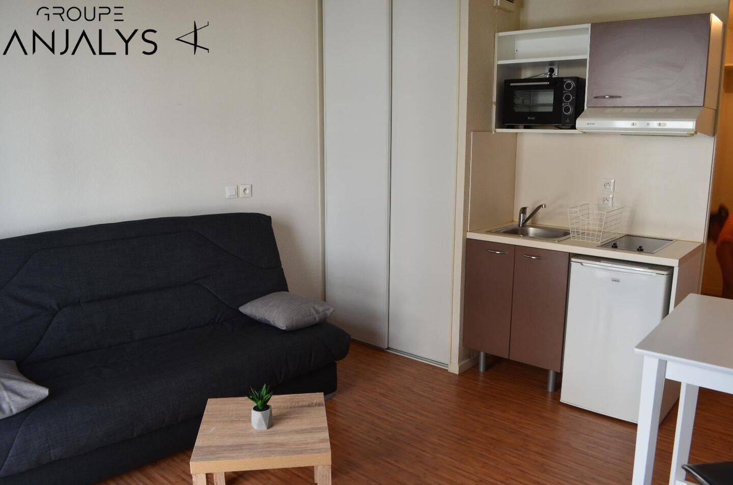 Appartement 1 pièce 21 m² · à Villeurbanne · 21,3 m² · 536 €/mois