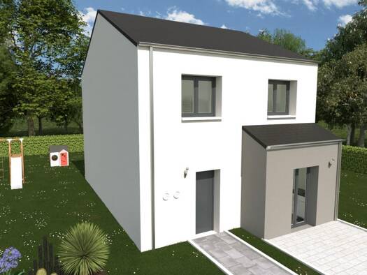 Terrain avec maison neuve à vendre 225 500 € 4 pièces 3 chambres 94,6 m² Trieux 54750