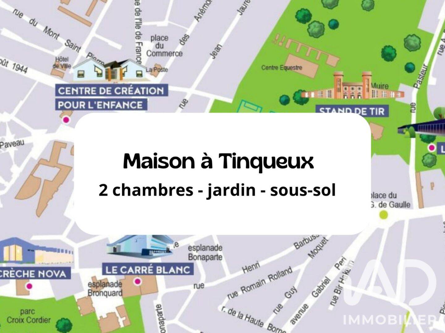 Maison 3 pièces 64 m² · à Tinqueux · 63,5 m² · 192 000 €