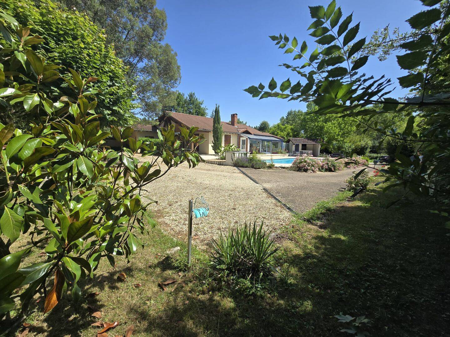 Maison familiale avec piscine sans vis-à-vis