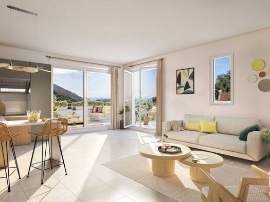 Appartement à vendre - neuf 399 000 € 3 pièces 2 chambres 65 m² Étage 1/1 Carei-Monti Menton 06500