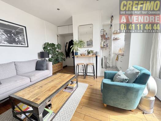 Appartement à vendre 279 000 € 2 pièces 1 chambre 35 m² Étage 3/4 Bac-Bécon-Flachat-Colombes Asnières-sur-Seine 92600