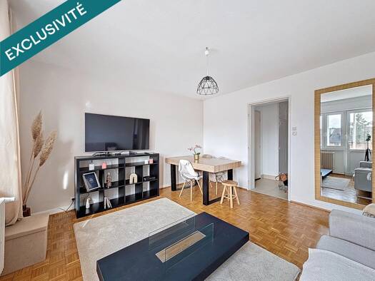 Appartement à vendre 134 000 € 4 pièces 3 chambres 68 m² Étage 3/3 Sud Ouest Riedisheim 68400
