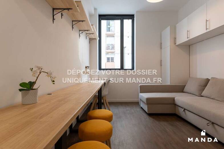 Appartement à louer 599 € 1 pièce 21 m² 1er étage Saint Michel-Le Busca-Empalot-Saint Agne Toulouse 31400