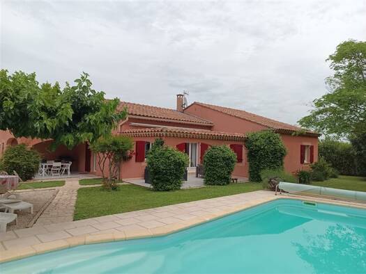 Maison de plain-pied à vendre 395 000 € 6 pièces 4 chambres 120 m² 1 033 m² de terrain Connaux 30330