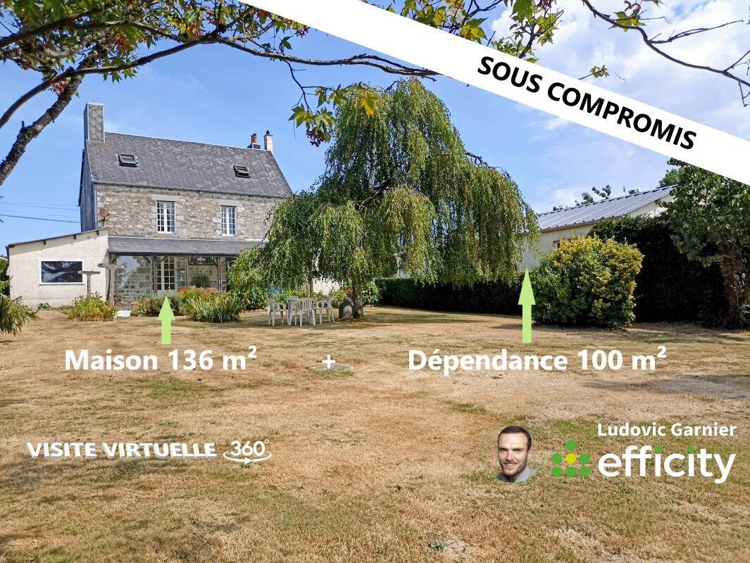Maison 6 pièces 136 m² · à Saint-Clément-Rancoudray · 136 m² · 189 900 €