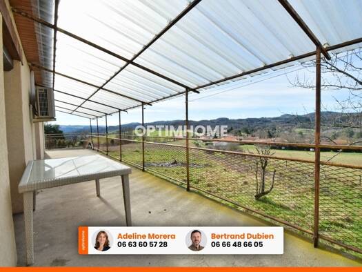 Maison de plain-pied à vendre 158 000 € 5 pièces 4 chambres 112 m² 2 010 m² de terrain Estandeuil 63520