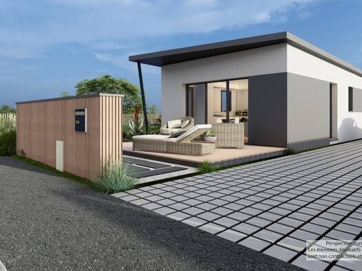 Terrain avec maison neuve à vendre 219 900 € 3 pièces 2 chambres 50 m² 455 m² de terrain La Trinité-Surzur 56190