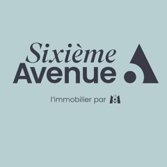 SIXIEME AVENUE, L'IMMOBILIER PAR M6 logo