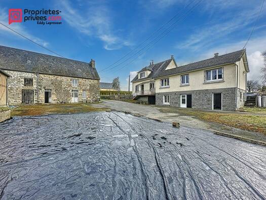 Maison à vendre 164 000 € 6 pièces 3 chambres 108 m² 48 096 m² de terrain Barenton 50720