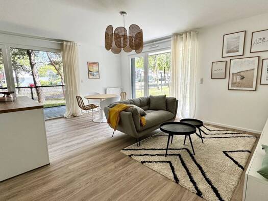 Appartement à vendre 339 600 € 3 pièces 2 chambres 66 m² RDC Le Pargo-La Mare-Bois de Vincin Vannes 56000