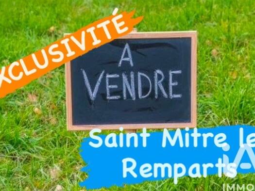 Terrain constructible viabilisé à vendre 239 000 € 531 m² de terrain Centre Saint-Mitre-les-Remparts 13920