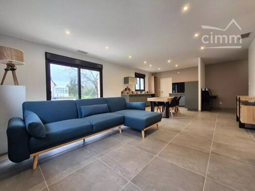 Maison de plain-pied à vendre 249 900 € 4 pièces 90 m² 550 m² de terrain Aulnay-Exterieurs Mer 41500