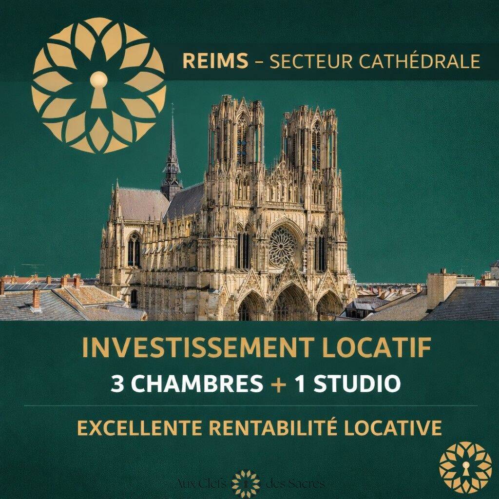 Appartement 4 pièces 50 m² · à Reims · 50 m² · 230 500 €