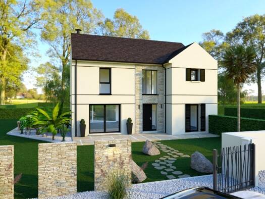 Terrain avec maison neuve à vendre 385 000 € 6 pièces 4 chambres 140 m² 284 m² de terrain Ollainville 91340