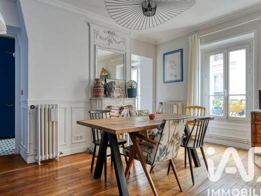 Appartement à vendre 699 000 € 3 pièces 2 chambres 61 m² Étage 3/5 Batignolles-Cardinet Paris 17ème arrondissement 75017