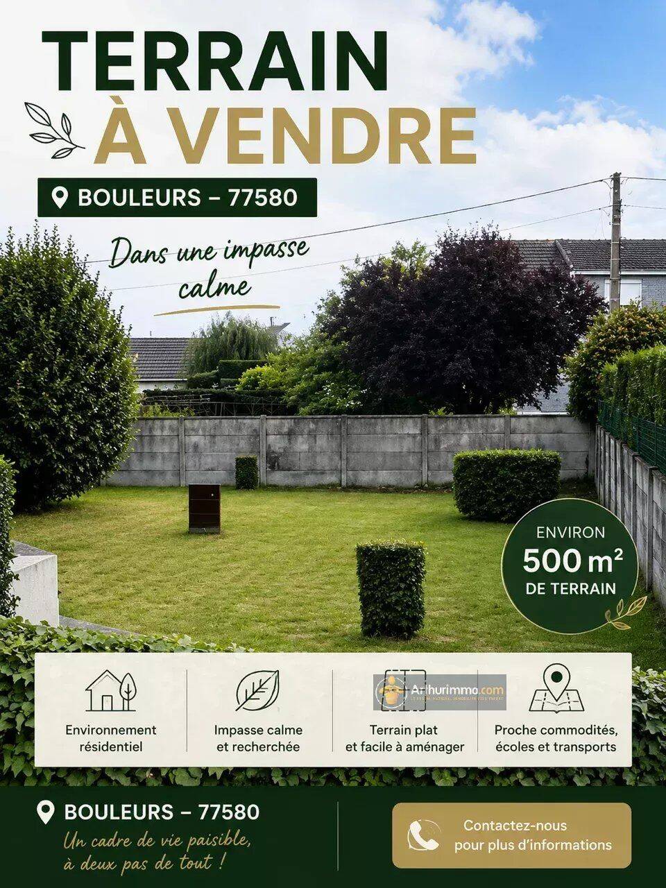 Terrain de 434 m² à Bouleurs - photo 2