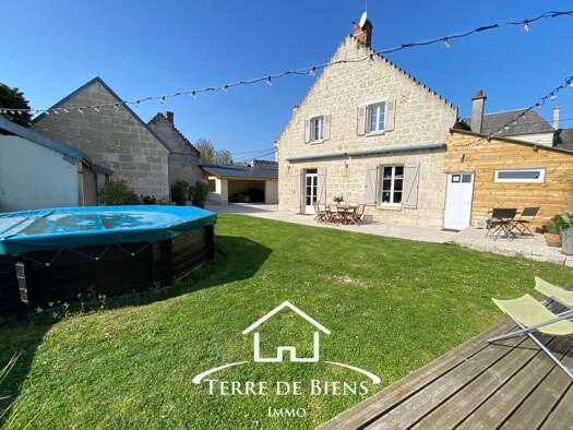 Maison à vendre 298 000 € 5 pièces 3 chambres 150 m² 505 m² de terrain Cuisy-en-Almont 02200