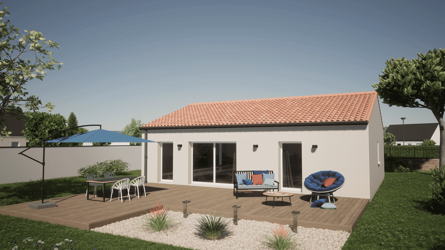 Maison 4 pièces 85 m² · à Paulx · 84,6 m² · 191 354 €