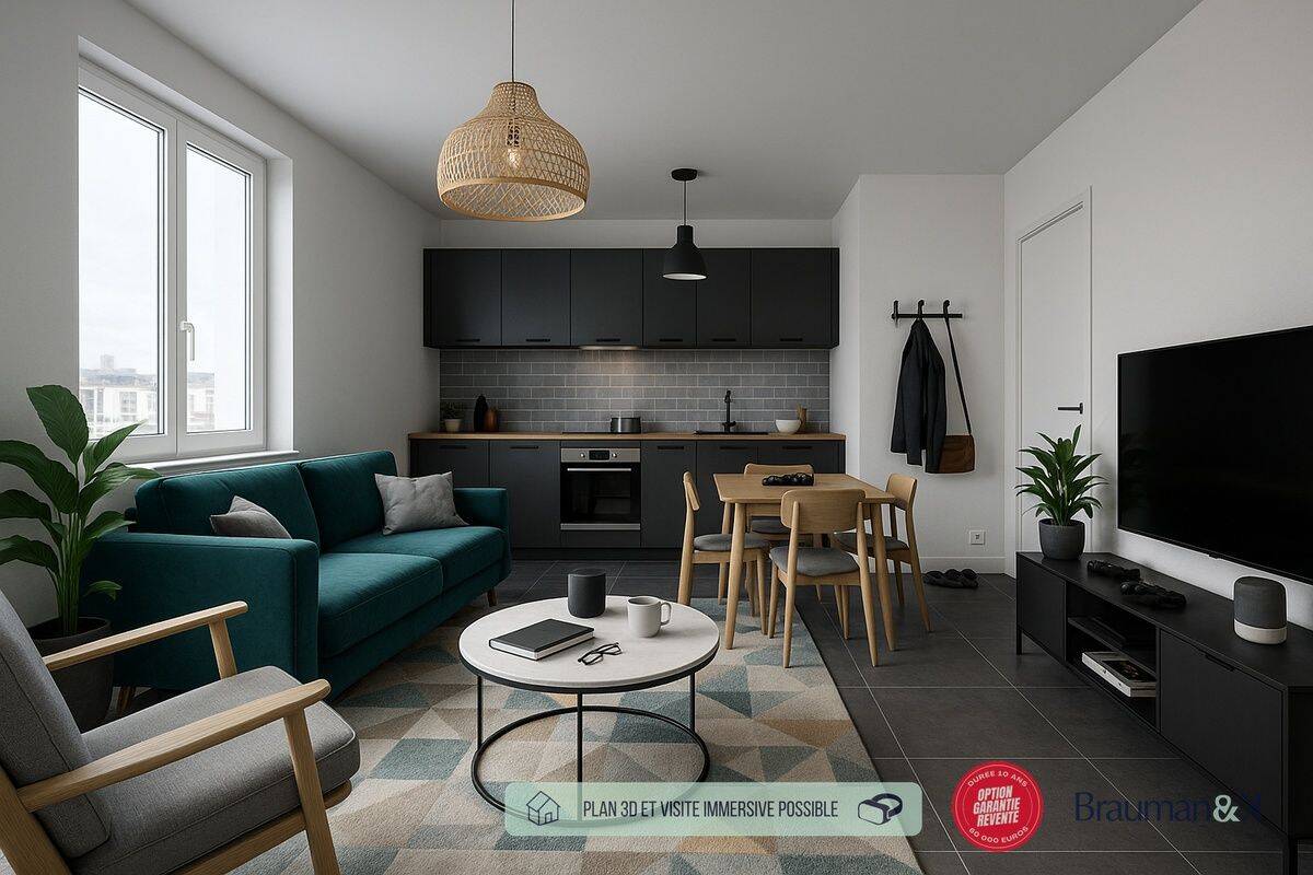 Appartement 2 pièces 45 m² · à Villenave-d'Ornon · 45 m² · 192 000 €