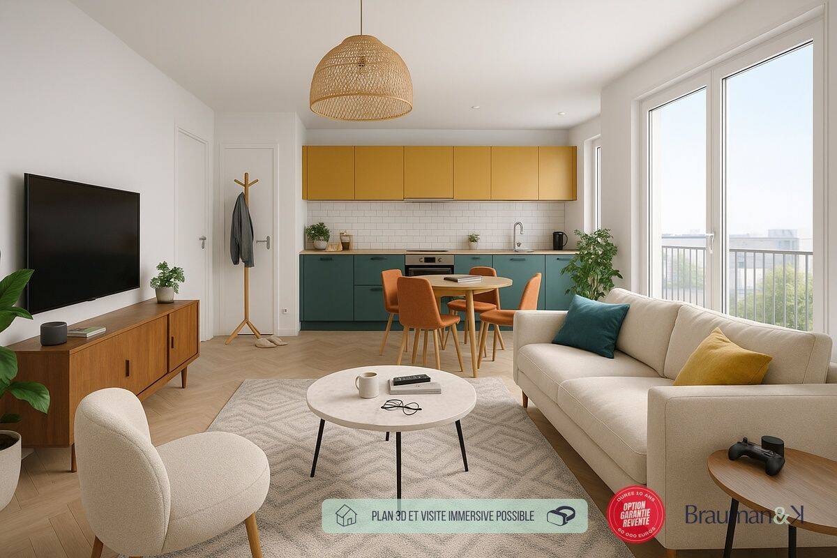 Appartement 3 pièces 61 m² · à Chantepie · 61 m² · 274 000 €
