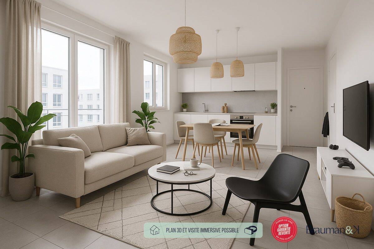 Appartement 3 pièces 57 m² · à Vernouillet · 57 m² · 263 000 €