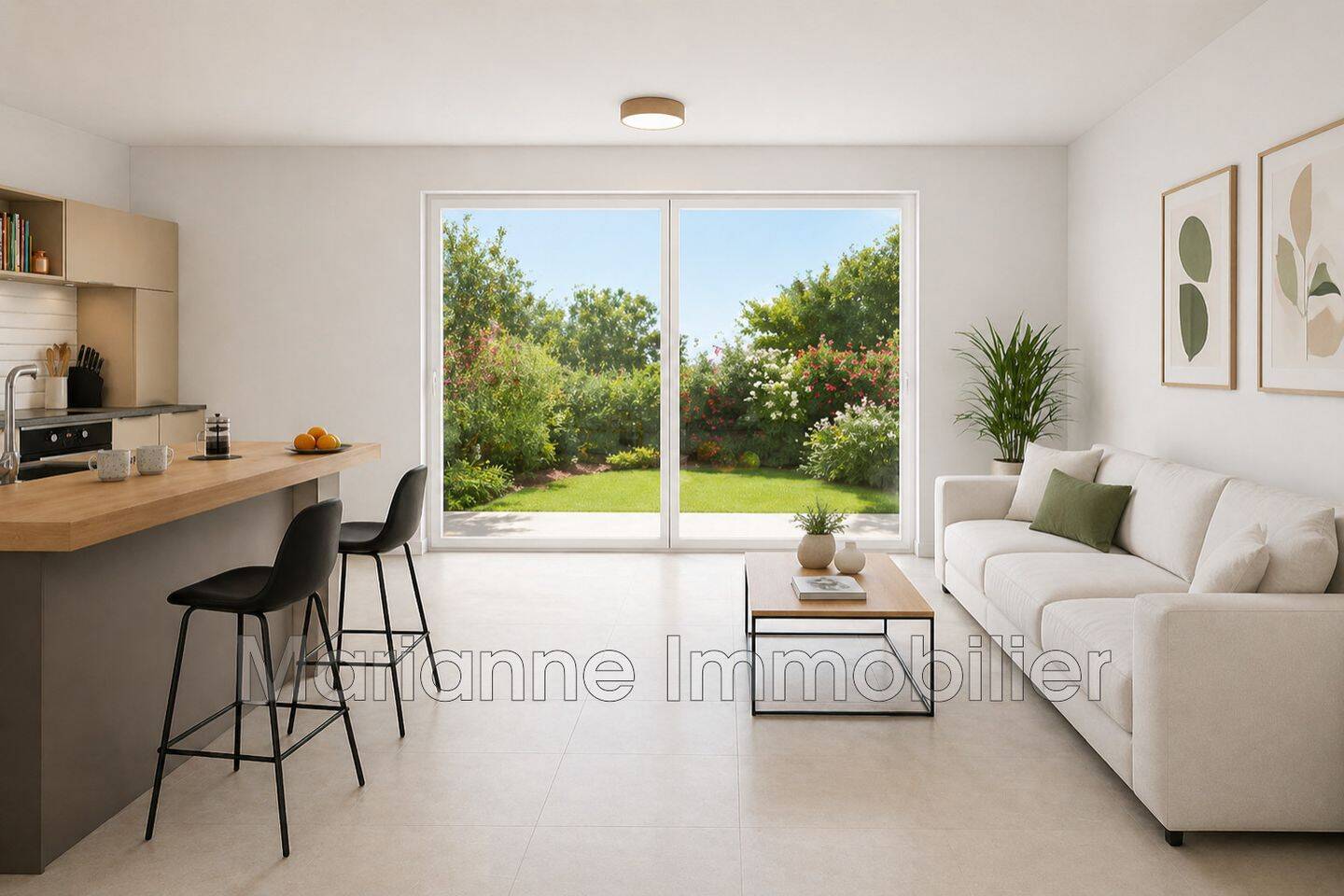 Appartement 2 pièces 48 m² · à Marguerittes · 47,6 m² · 199 900 €