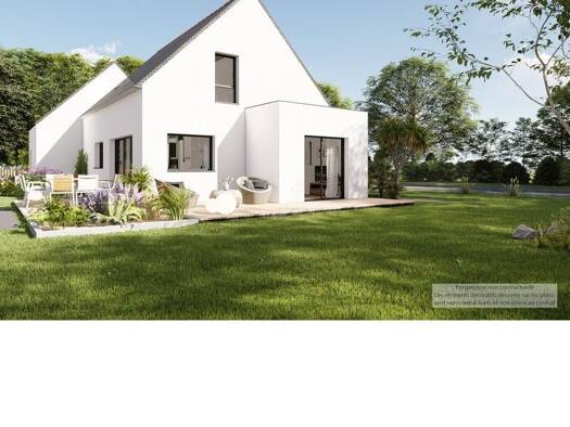 Terrain avec maison neuve à vendre 259 000 € 5 pièces 4 chambres 120 m² 450 m² de terrain Mairie-Kerzourat-Kerven Landivisiau 29400