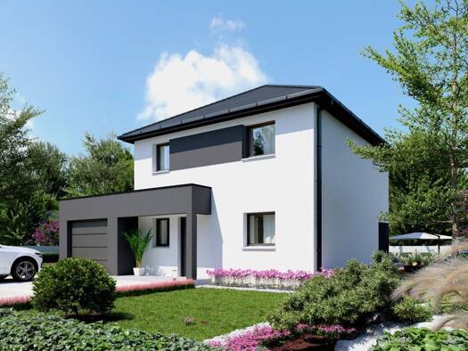 Terrain avec maison neuve à vendre 349 000 € 5 pièces 4 chambres 114,4 m² 544 m² de terrain Nerville-la-Forêt 95590