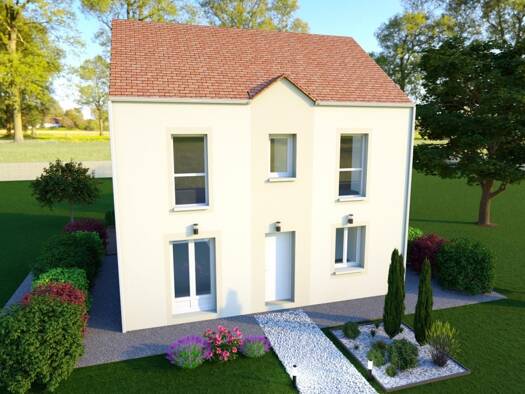 Terrain avec maison neuve à vendre 240 000 € 1 pièce 1 chambre 96,4 m² 878 m² de terrain Bézu-la-Forêt 27480