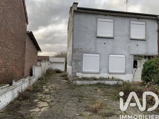 Maison à vendre 97 500 € 6 pièces 3 chambres 90 m² 840 m² de terrain Marquion 62860