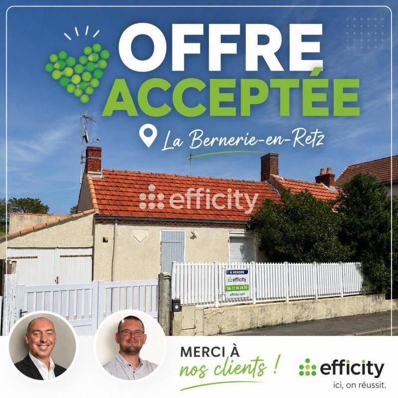 Maison 4 pièces 45 m² · à La Bernerie-en-Retz · 45 m² · 236 500 €