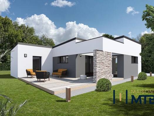 Terrain avec maison neuve à vendre 295 000 € 1 chambre 90 m² Ouest Pluvigner 56330