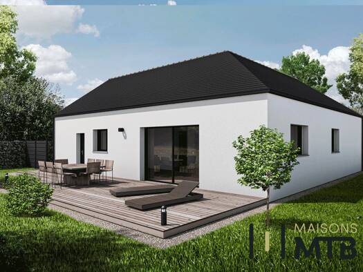 Terrain avec maison neuve à vendre 230 000 € 5 pièces 1 chambre 80 m² 400 m² de terrain Châteauneuf-d'Ille-et-Vilaine 35430