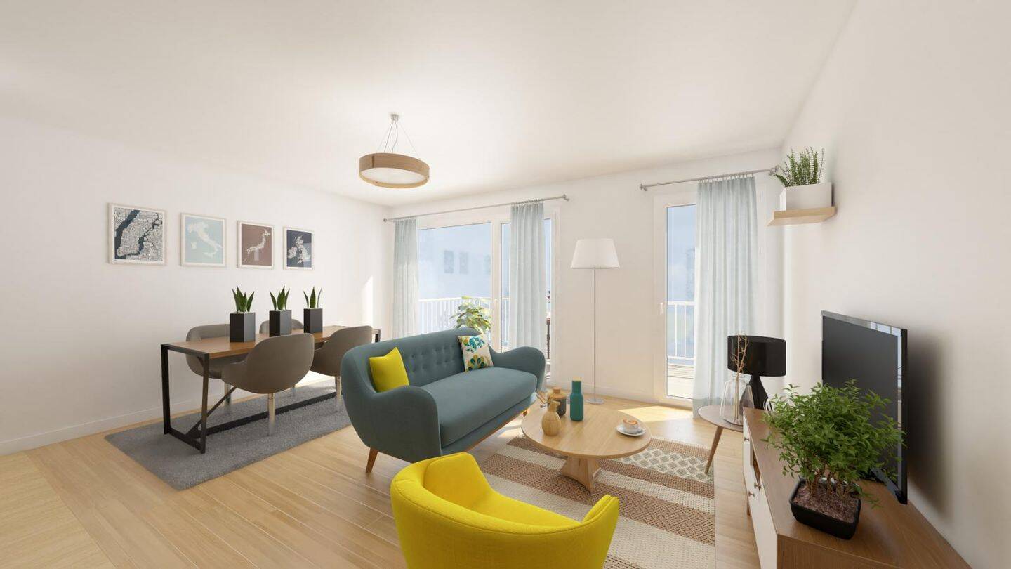 Appartement 2 pièces 44 m² · à Amiens · 44 m² · 624 €/mois