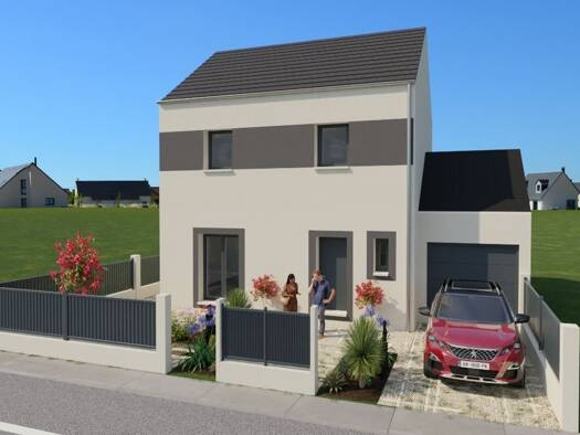 Terrain avec maison neuve à vendre 307 972 € 5 pièces 4 chambres 95 m² 550 m² de terrain Ollainville 91290