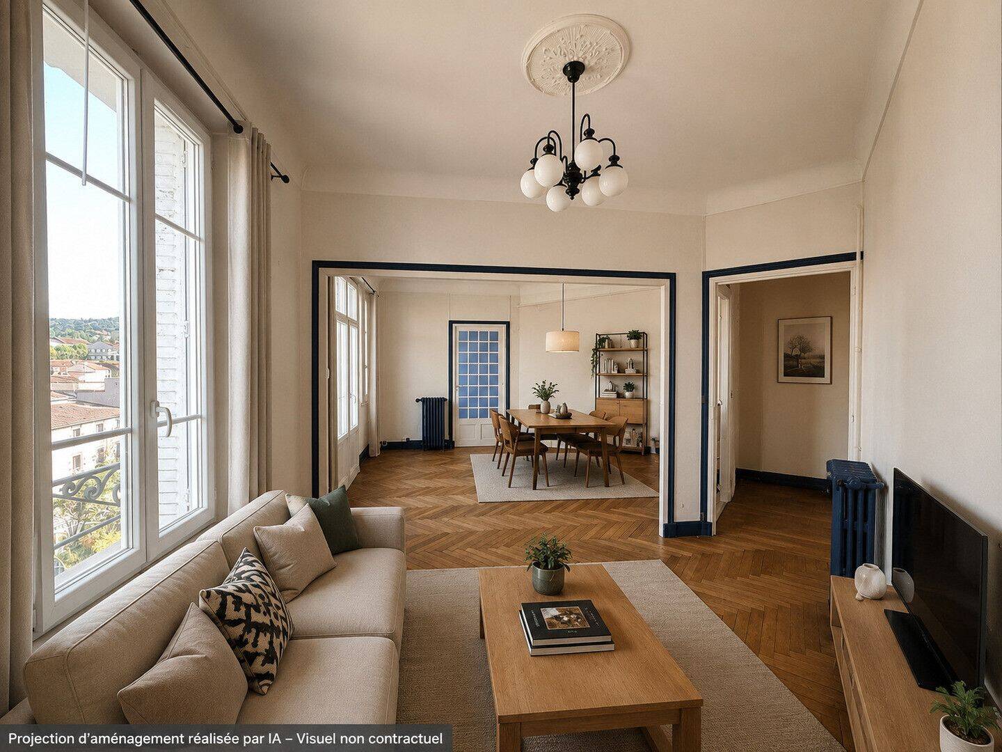 Appartement 5 pièces 100 m² · à Chamalières · 100 m² · 210 000 €
