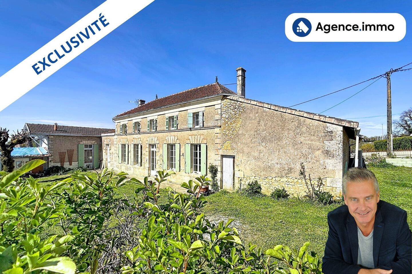 Maison 1 pièce 163 m² · à Saint-Bonnet-sur-Gironde · 162,6 m² · 199 990 €