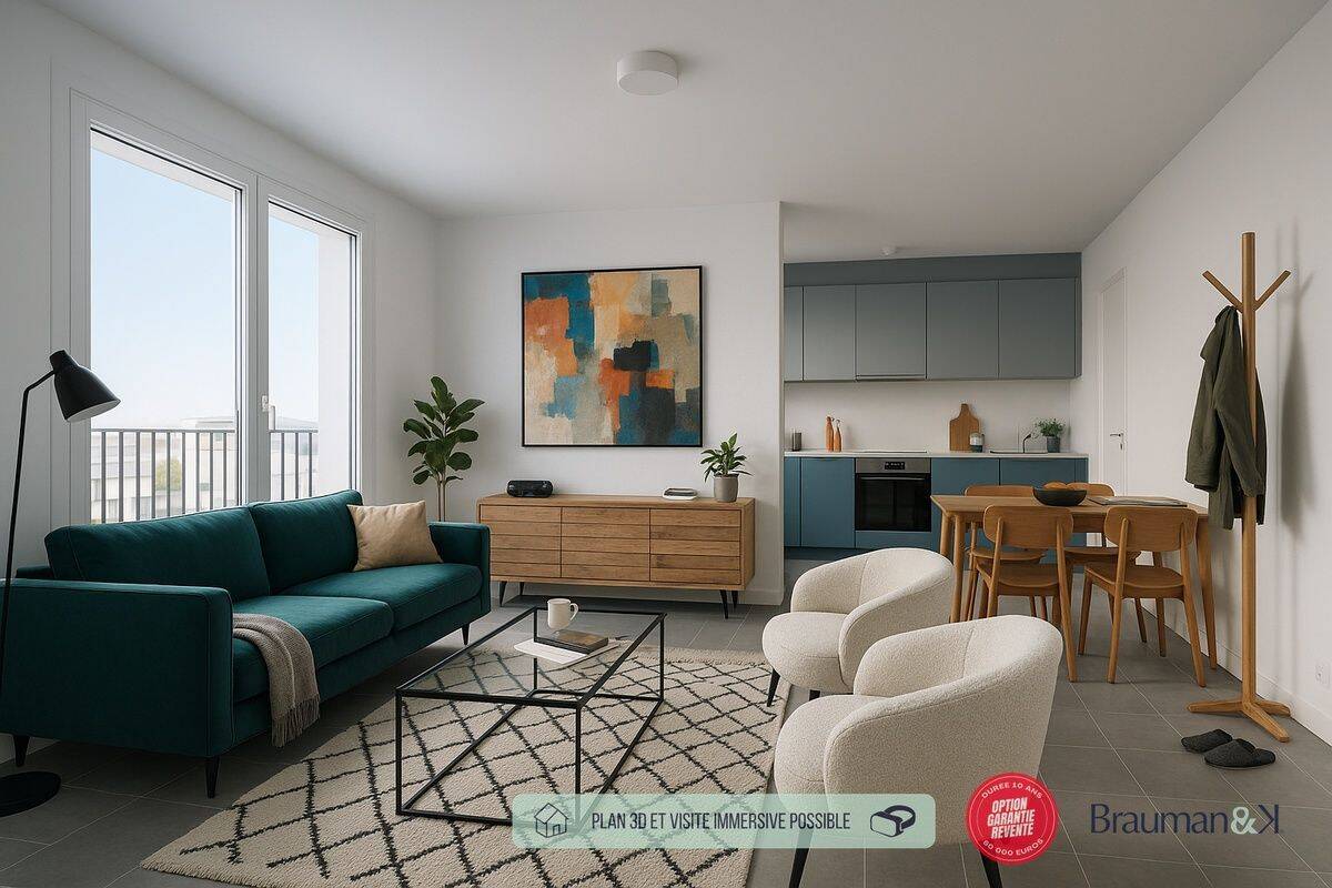 Appartement 3 pièces 58 m² · à Crozon · 58 m² · 238 292 €