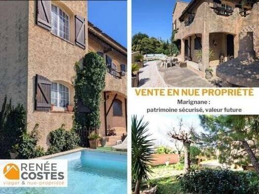 Maison en viager occupé Bouquet 285 768 € 4 pièces 4 chambres 150 m² 602 m² de terrain La Chaume Marignane 13700